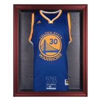 Golden State Warriors Fanatics Authentic Record Breaking Season Logo Mahogany Framed Jersey Display Case