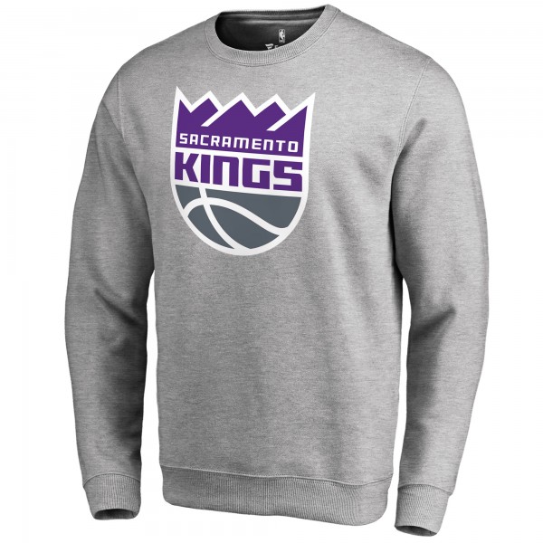 Кофта Sacramento Kings Primary Logo - Heathered Gray
