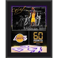 Los Angeles Lakers Kobe Bryant Fanatics Authentic 10.5 x 13 60 Point Finale Sublimated Plaque