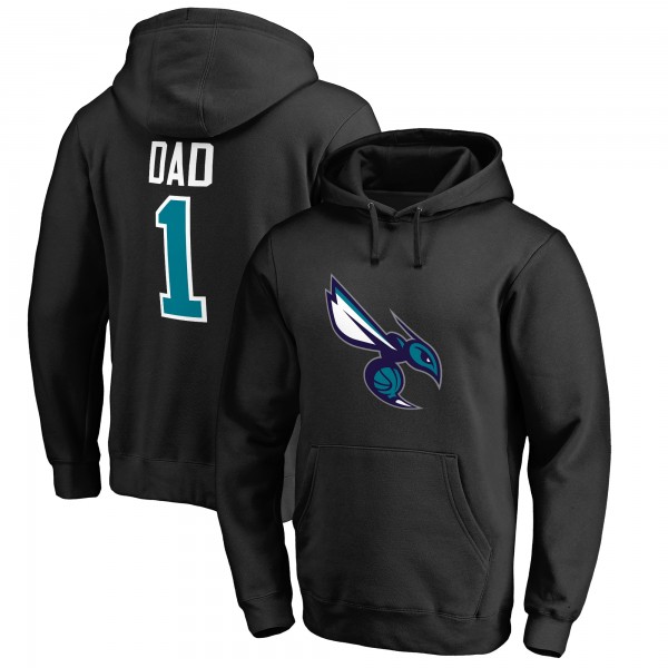 Толстовка Charlotte Hornets #1 Dad - Black
