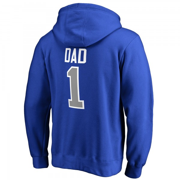 Толстовка с капюшоном Dallas Mavericks #1 Dad - Royal - фирменная одежда NBA