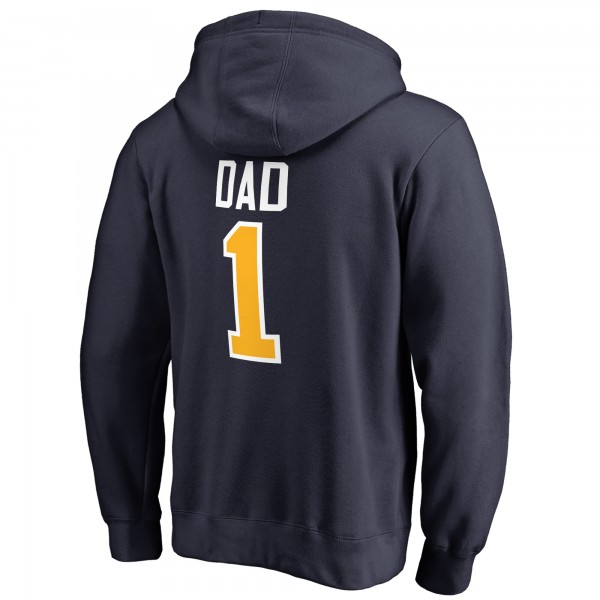 Толстовка с капюшоном Indiana Pacers #1 Dad - Navy - фирменная одежда NBA