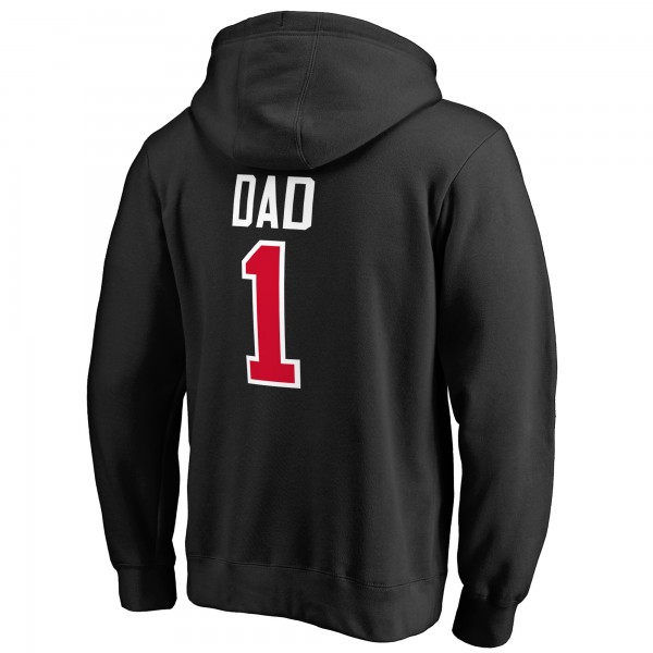 Толстовка с капюшоном Portland Trail Blazers #1 Dad - Black - фирменная одежда NBA