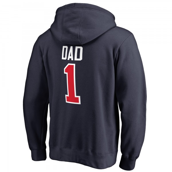 Толстовка с капюшоном Washington Wizards #1 Dad - Navy - фирменная одежда NBA