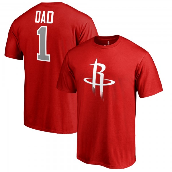 Футболка Houston Rockets #1 Dad - Red