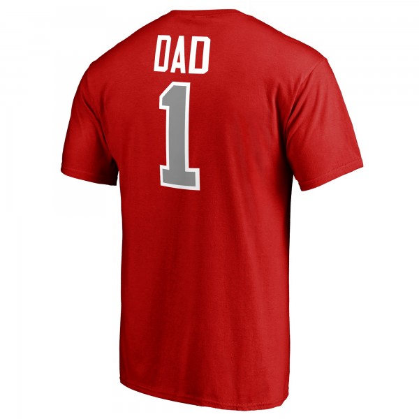 Футболка Houston Rockets #1 Dad - Red