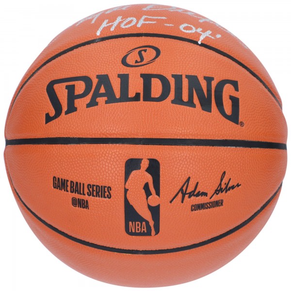 Баскетбольный мяч Clyde Drexler Houston Rockets Fanatics Authentic Autographed Spalding Indoor/Outdoor with HOF 04 Inscription