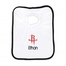 Houston Rockets Newborn & Infant Personalized Bib - White