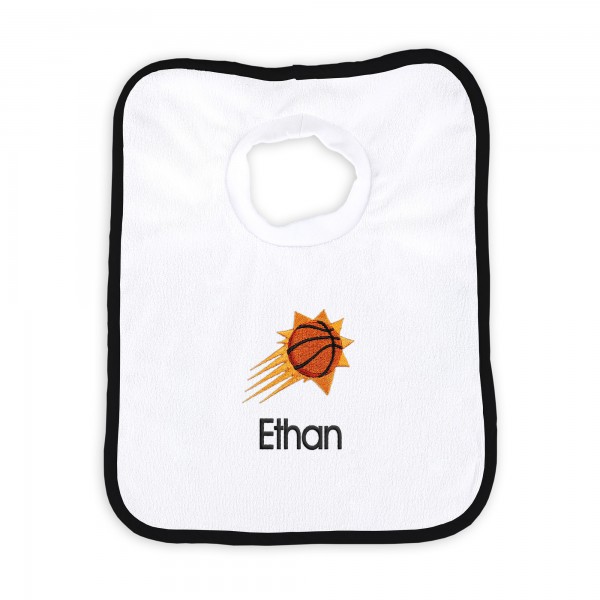 Именной слюнявчик Phoenix Suns Newborn & Infant - White