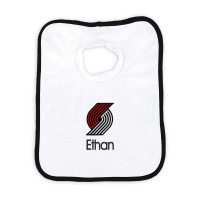 Именной слюнявчик Portland Trail Blazers Newborn & Infant - White