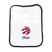 Именной слюнявчик Toronto Raptors Newborn & Infant - White