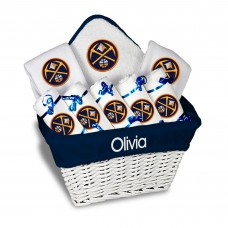 Именная подарочная коробка Denver Nuggets Newborn & Infant Large - White