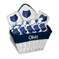 Именная подарочная коробка Memphis Grizzlies Newborn & Infant Large - White