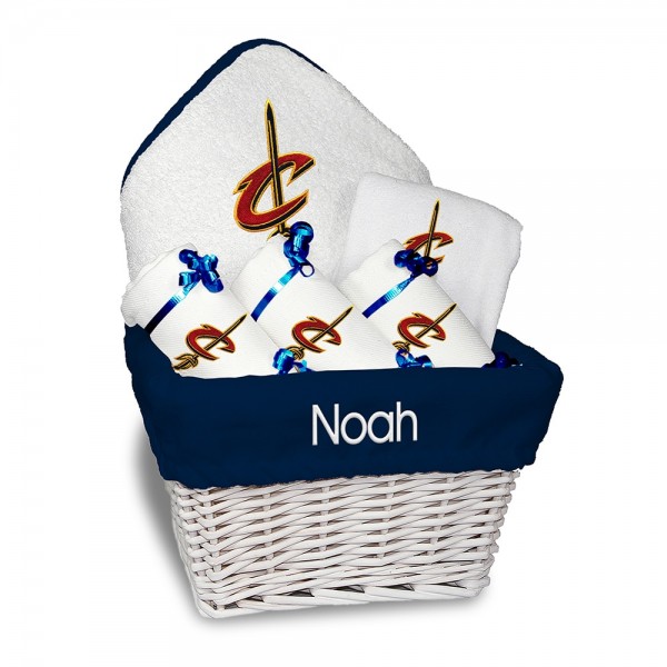 Именная подарочная корзина Cleveland Cavaliers Newborn & Infant Medium - White