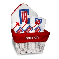 Именная подарочная корзина LA Clippers Newborn & Infant Medium - White