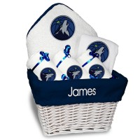 Именная подарочная корзина Minnesota Timberwolves Newborn & Infant Medium - White