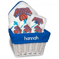 Именная подарочная корзина New York Knicks Newborn & Infant Medium - White