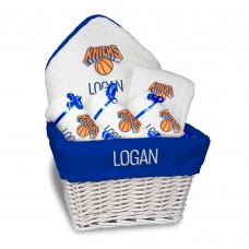 Именная подарочная корзина New York Knicks Newborn & Infant Medium - White