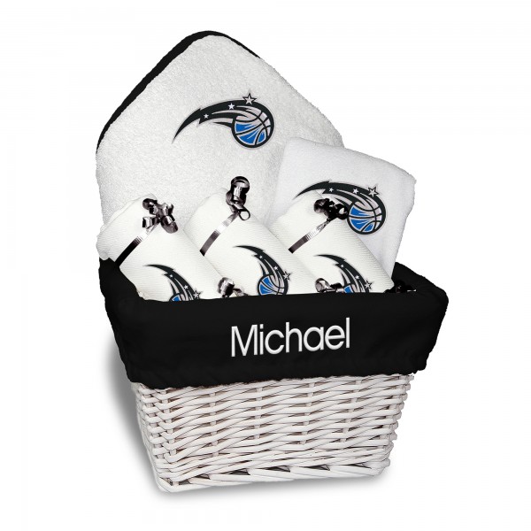 Именная подарочная корзина Orlando Magic Newborn & Infant Medium - White