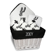 Детская Именная San Antonio Spurs White Medium Gift Basket
