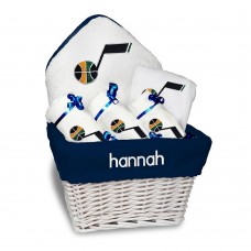Именная подарочная корзина Utah Jazz Newborn & Infant Medium - White