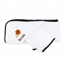 Именное полотенце с капюшоном и рукавица Phoenix Suns Infant - White