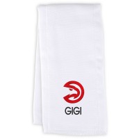 Именная салфетка - слюнявчик Atlanta Hawks Infant - White