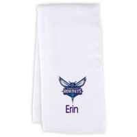 Именная салфетка - слюнявчик Charlotte Hornets Infant - White