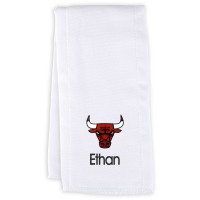 Именная салфетка - слюнявчик Chicago Bulls Infant - White