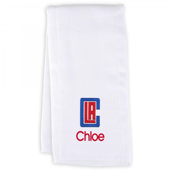 Именная салфетка - слюнявчик LA Clippers Infant - White