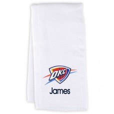 Именная салфетка - слюнявчик Oklahoma City Thunder Infant - White