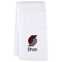 Именная салфетка - слюнявчик Portland Trail Blazers Infant - White