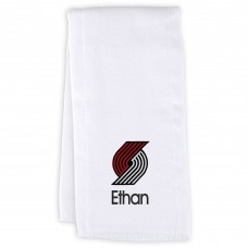 Именная салфетка - слюнявчик Portland Trail Blazers Infant - White