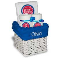 Именная подарочная корзина Detroit Pistons Small - White