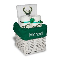Именная подарочная корзина Milwaukee Bucks Small - White