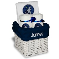 Именная подарочная корзина Minnesota Timberwolves Small - White