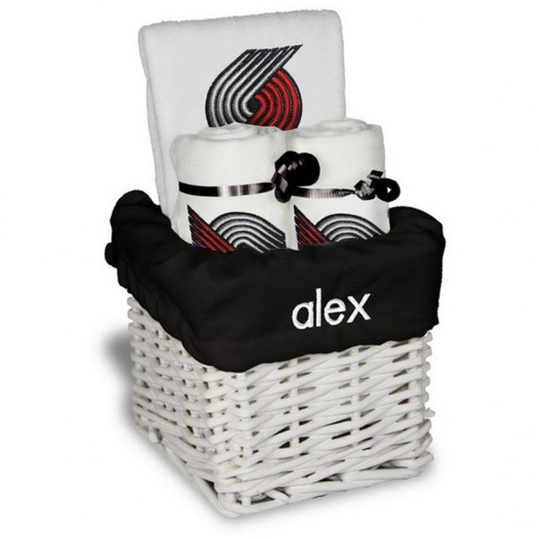 Именная подарочная корзина Portland Trail Blazers Small - White