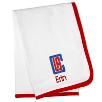 Именное детское одеяло LA Clippers Baby - White