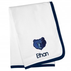 Именное детское одеяло Memphis Grizzlies Baby - White