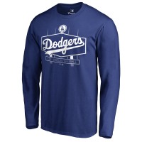 Футболка с длинным рукавом Los Angeles Dodgers Royal Hometown Collection Scoreboard