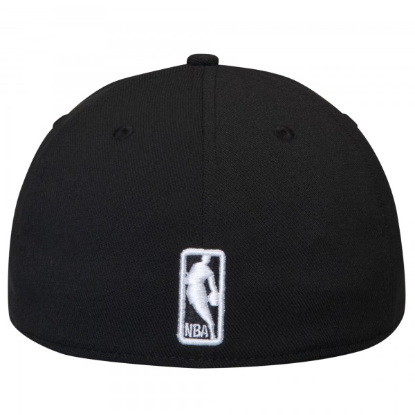 Бейсболка Miami Heat New Era Black Team Classic 39THIRTY
