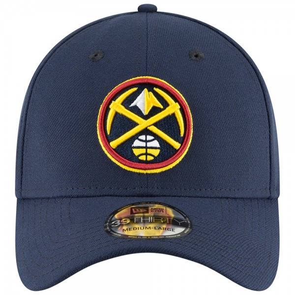 Бейсболка Denver Nuggets New Era Navy Team Classic 39THIRTY