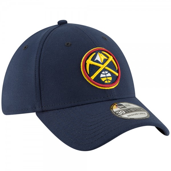 Бейсболка Denver Nuggets New Era Navy Team Classic 39THIRTY