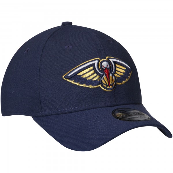 Бейсболка New Orleans Pelicans New Era Team Classic 39THIRTY - Navy - официальный мерч NBA