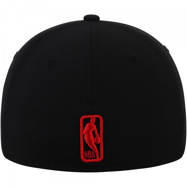 Бейсболка Toronto Raptors New Era Black Team Classic 39THIRTY