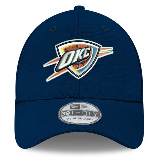 Бейсболка Oklahoma City Thunder New Era Navy Team Classic 39THIRTY