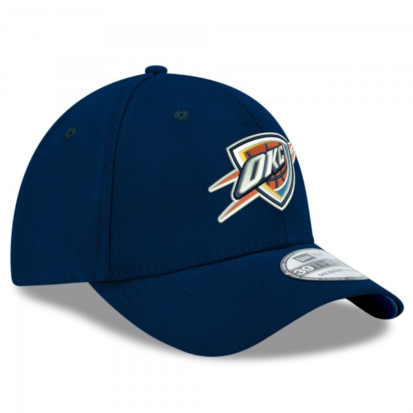 Бейсболка Oklahoma City Thunder New Era Navy Team Classic 39THIRTY