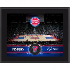 Detroit Pistons Fanatics Authentic 10.5 x 13 Sublimated Team Plaque