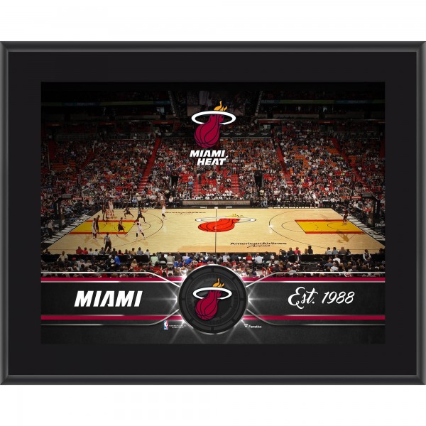 Miami Heat Fanatics Authentic 10.5 x 13 Sublimated Team Plaque