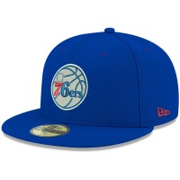 Бейсболка Philadelphia 76ers New Era Official Team Color 59FIFTY - Royal